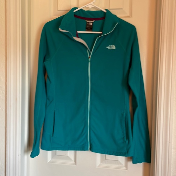 The North Face zip-up fleece. - Picture 1 of 3